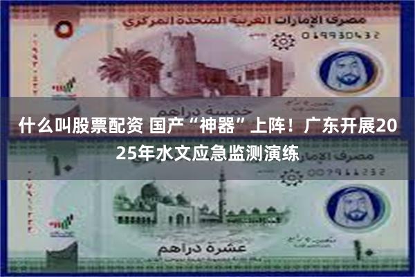 什么叫股票配资 国产“神器”上阵！广东开展2025年水文应急监测演练