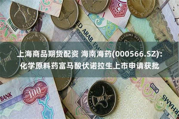 上海商品期货配资 海南海药(000566.SZ)：化学原料药富马酸伏诺拉生上市申请获批