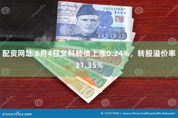 配资网址 6月4日文科转债上涨0.24%，转股溢价率31.35%