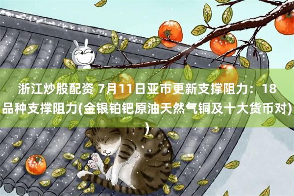 浙江炒股配资 7月11日亚市更新支撑阻力：18品种支撑阻力(金银铂钯原油天然气铜及十大货币对)